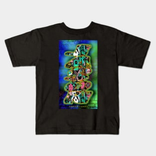 Digital Graffiti Style JASON Name Piece. Kids T-Shirt